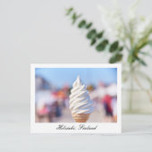 フィンランドのヘルシンキのソフトクリーム ポストカード (スタンド正面)