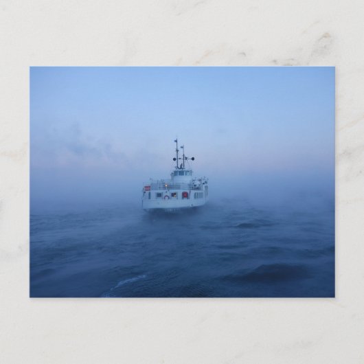 フィンランドのヘルシンキのSuomenlinnaフェリー ポストカード (正面)