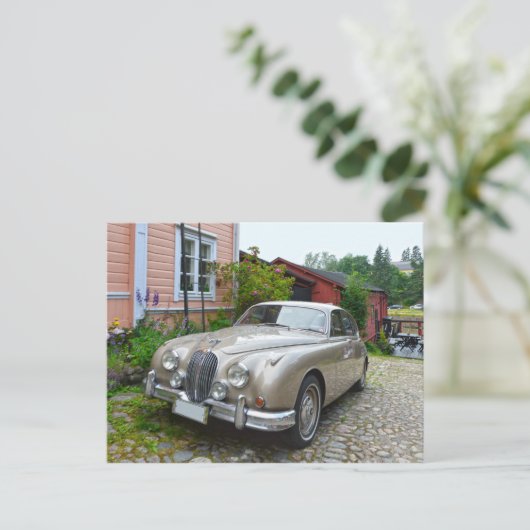 フィンランドのポルボーでジャガーマーク2 ポストカード (スタンド正面)