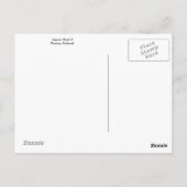 フィンランドのポルボーでジャガーマーク2 ポストカード (裏面)