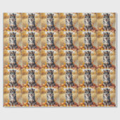 フィンランドのラプンドで紅葉感謝祭アート ラッピングペーパー (フラット)