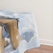 フィンランドのラプンドウィンターワンダーランドクリスマスジョイ テーブルクロス (インサイチュ)