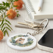 フィンランドのラプンドクリスマスリースフェスティバルカップ キーホルダー (正面右)