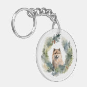 フィンランドのラプンドクリスマスリースフェスティバルカップ キーホルダー (正面左)