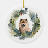 フィンランドのラプンドクリスマスリースフェスティバルカップ セラミックオーナメント (裏面)