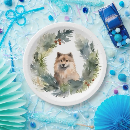 フィンランドのラプンドクリスマスリースフェスティバルカップ ペーパープレート (パーティー)