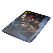 フィンランドのラプンドスノースイスクリスマスデコール バスマット (アングル)