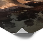 フィンランドのラプンドドッグアートプリントポスター ポスター (角)