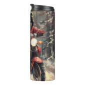 フィンランドのラプンドドッグオートバイクリスマス タンブラー (回転右)