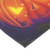 フィンランドのラプンドドッグハロウィーン魔女とカボチャ テーブルクロス (アングル)