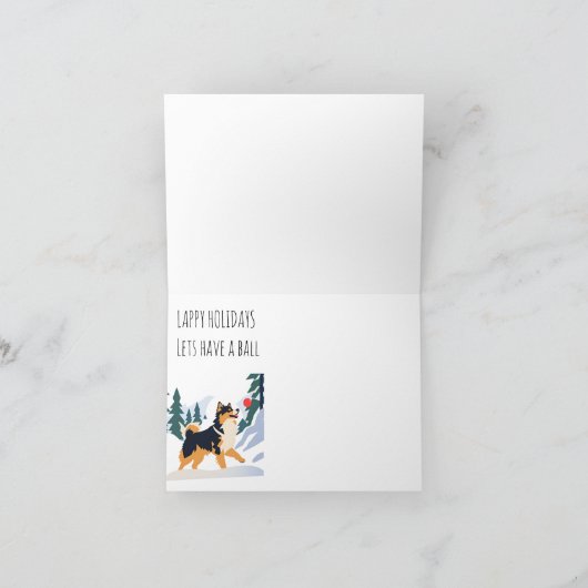 フィンランドのラプーン2024ホリデーアートカード内を参照 シーズンカード (内部)