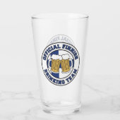 フィンランドの公式のフィンランドの飲むチーム旗 タンブラーグラス (裏面)