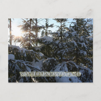 フィンランドの冬 ポストカード