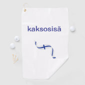フィンランドの双子のパパ用ゴルフタオル ゴルフタオル (インサイチュ)