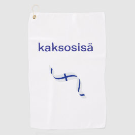 フィンランドの双子のパパ用ゴルフタオル ゴルフタオル