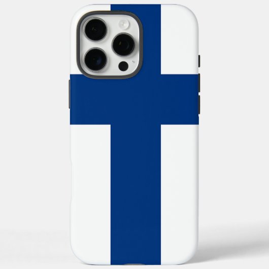 フィンランドの国旗のアップルiPhone 16 Pro Maxケース Case-Mate iPhoneケース (裏面)