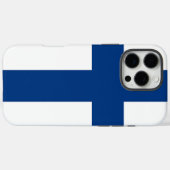フィンランドの国旗のアップルiPhone 16 Pro Maxケース Case-Mate iPhoneケース (裏面 (横))