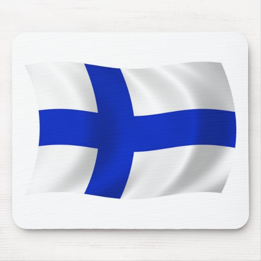 フィンランドの国旗マウスパッド マウスパッド (正面)