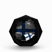 フィンランドの国旗 フォトブロック (正面)
