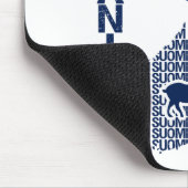 フィンランドの地図ムーセパド – Rovaniemi マウスパッド (コーナー)