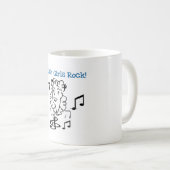 フィンランドの女の子の石 コーヒーマグカップ (正面右)
