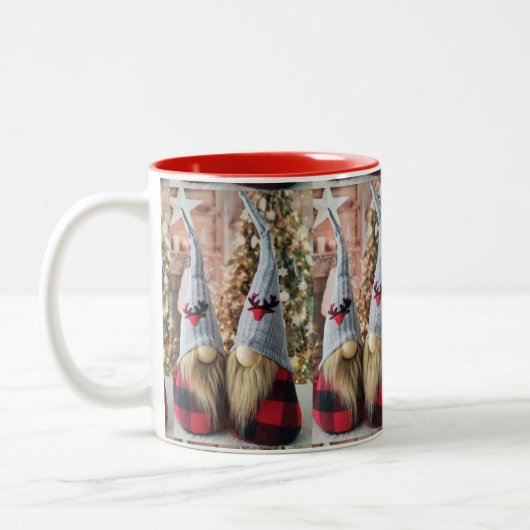 フィンランドの小人*** フィンランドの小人*** クリスマスマグ ツートーンマグカップ (左)