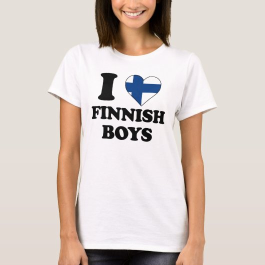 フィンランドの少年が大好き Tシャツ (正面)