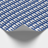 フィンランドの旗の蜜蜂の巣の包装紙 ラッピングペーパー (角)