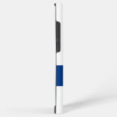 フィンランドの旗柄のスマホケース SAMSUNG GALAXYケース (右側面)
