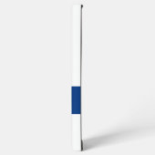 フィンランドの旗柄のスマホケース SAMSUNG GALAXYケース (左側面)