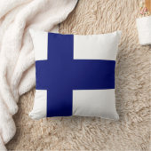 フィンランドの旗 クッション (ブランケット)