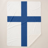 フィンランドの旗 シェルパブランケット (正面)