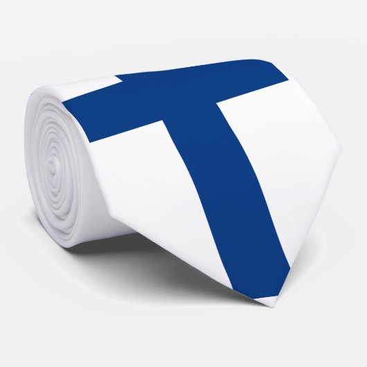 フィンランドの旗 ネクタイ (ロール)