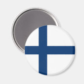 フィンランドの旗 マグネット (正面/裏面)