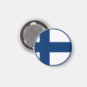 フィンランドの旗 マグネット (正面/裏面)