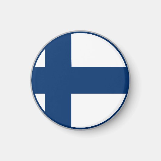 フィンランドの旗 マグネット (正面)