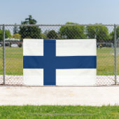 フィンランドの旗 横断幕 (インサイチュ)