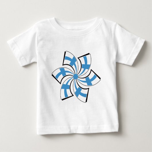 フィンランドの星 ベビーTシャツ (正面)