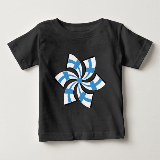 フィンランドの星 ベビーTシャツ (正面)