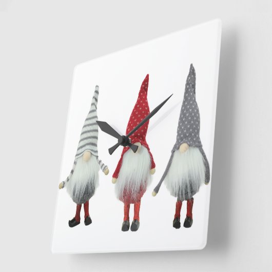 フィンランドの格言が美しくかわいい スクエア壁時計 (傾斜)