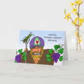 フィンランドの死んだキリギリスの聖ウルホの日 カード (黄色い花)