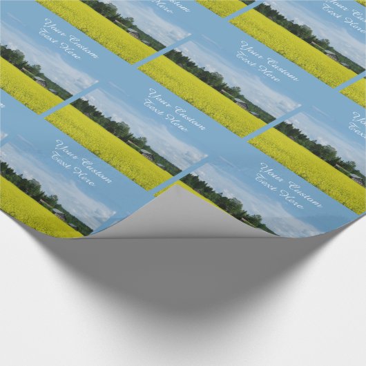 フィンランドの田舎のカスタム紙 ラッピングペーパー (角)