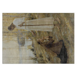 フィンランドの田舎のキリストとマリア・マグダレネ カッティングボード