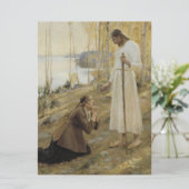 フィンランドの田舎のキリストとマリア・マグダレネ カード (スタンド正面)