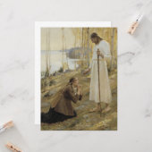 フィンランドの田舎のキリストとマリア・マグダレネ カード (正面/裏面インサイチュ)