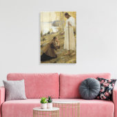 フィンランドの田舎のキリストとマリア・マグダレネ キャンバスプリント (インサイチュ (リビング))