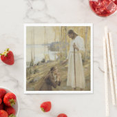 フィンランドの田舎のキリストとマリア・マグダレネ スタンダードランチョンナプキン (インサイチュ)