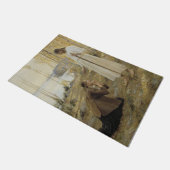 フィンランドの田舎のキリストとマリア・マグダレネ ドアマット (アングル)