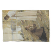 フィンランドの田舎のキリストとマリア・マグダレネ 枕カバー (正面左)