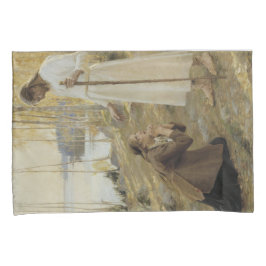 フィンランドの田舎のキリストとマリア・マグダレネ 枕カバー